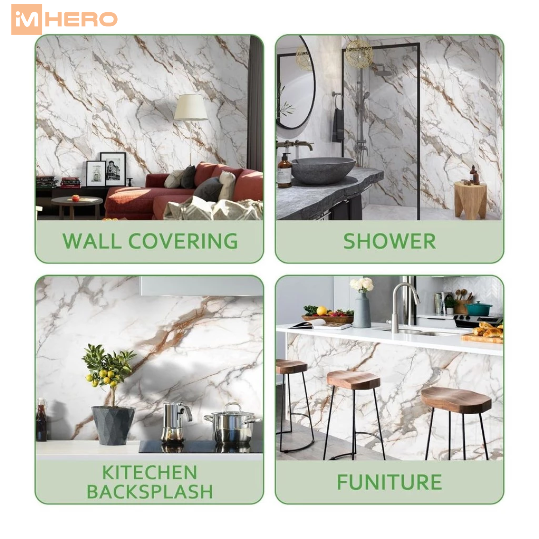 FLEXI MARBLE SHEET WALLPAPER ALUMINIUM STICKER_3