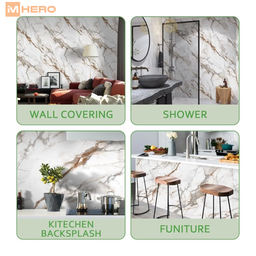 FLEXI MARBLE SHEET WALLPAPER ALUMINIUM STICKER