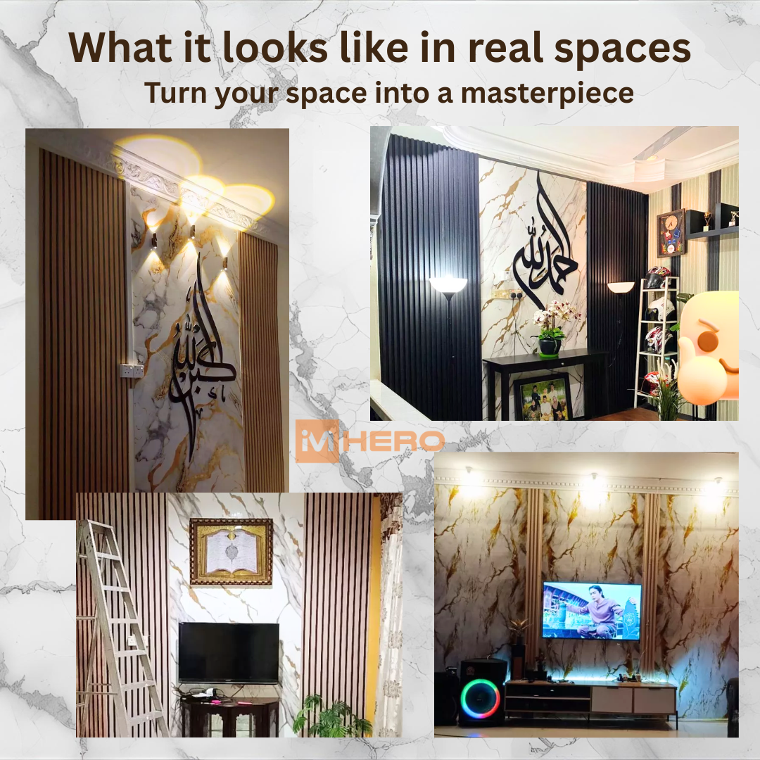 FLEXI MARBLE SHEET WALLPAPER ALUMINIUM STICKER_7