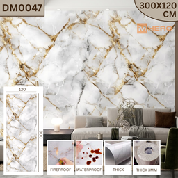 FLEXI MARBLE SHEET WALLPAPER ALUMINIUM STICKER