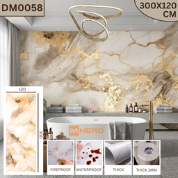 FLEXI MARBLE SHEET WALLPAPER ALUMINIUM STICKER