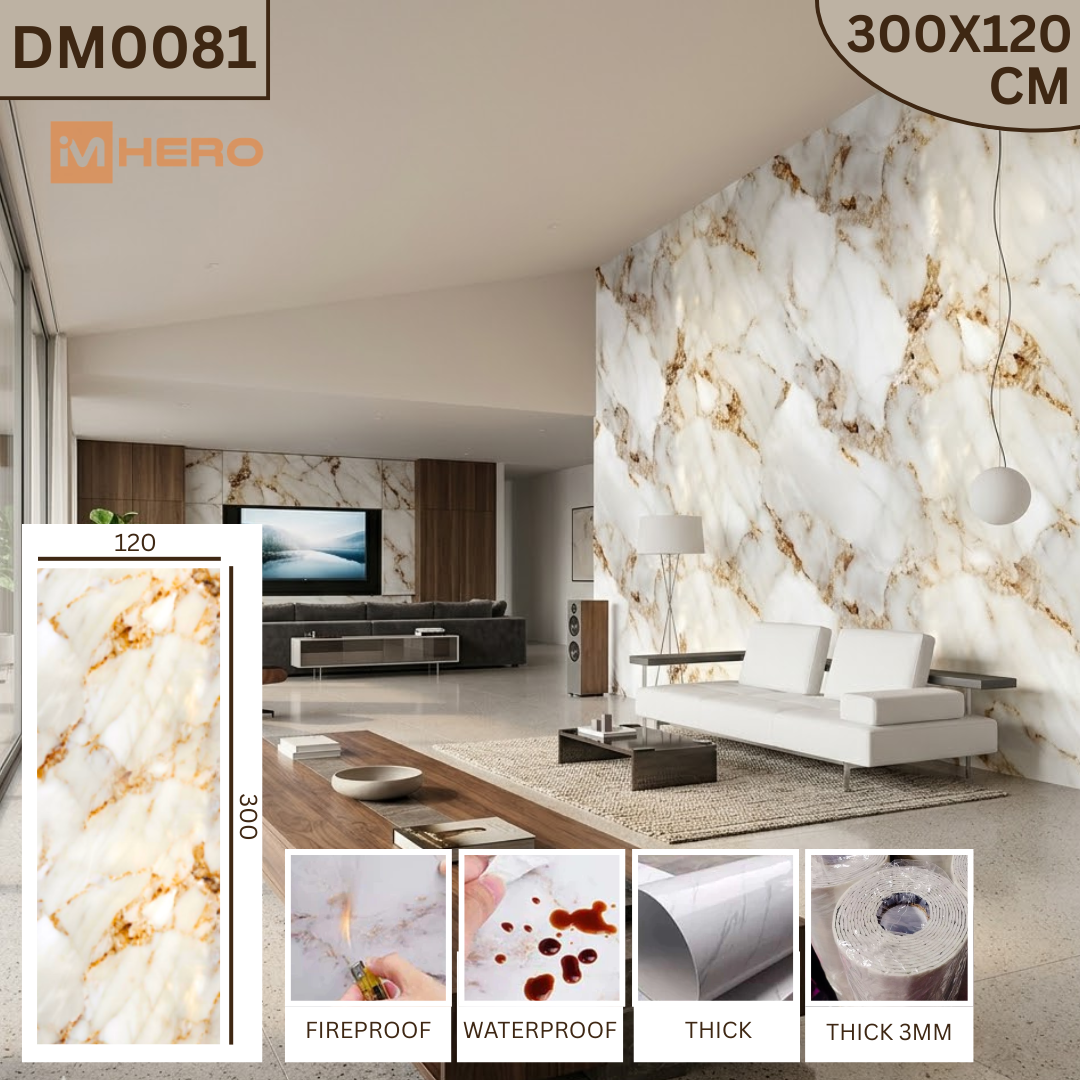 FLEXI MARBLE SHEET WALLPAPER ALUMINIUM STICKER_11