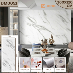 FLEXI MARBLE SHEET WALLPAPER ALUMINIUM STICKER