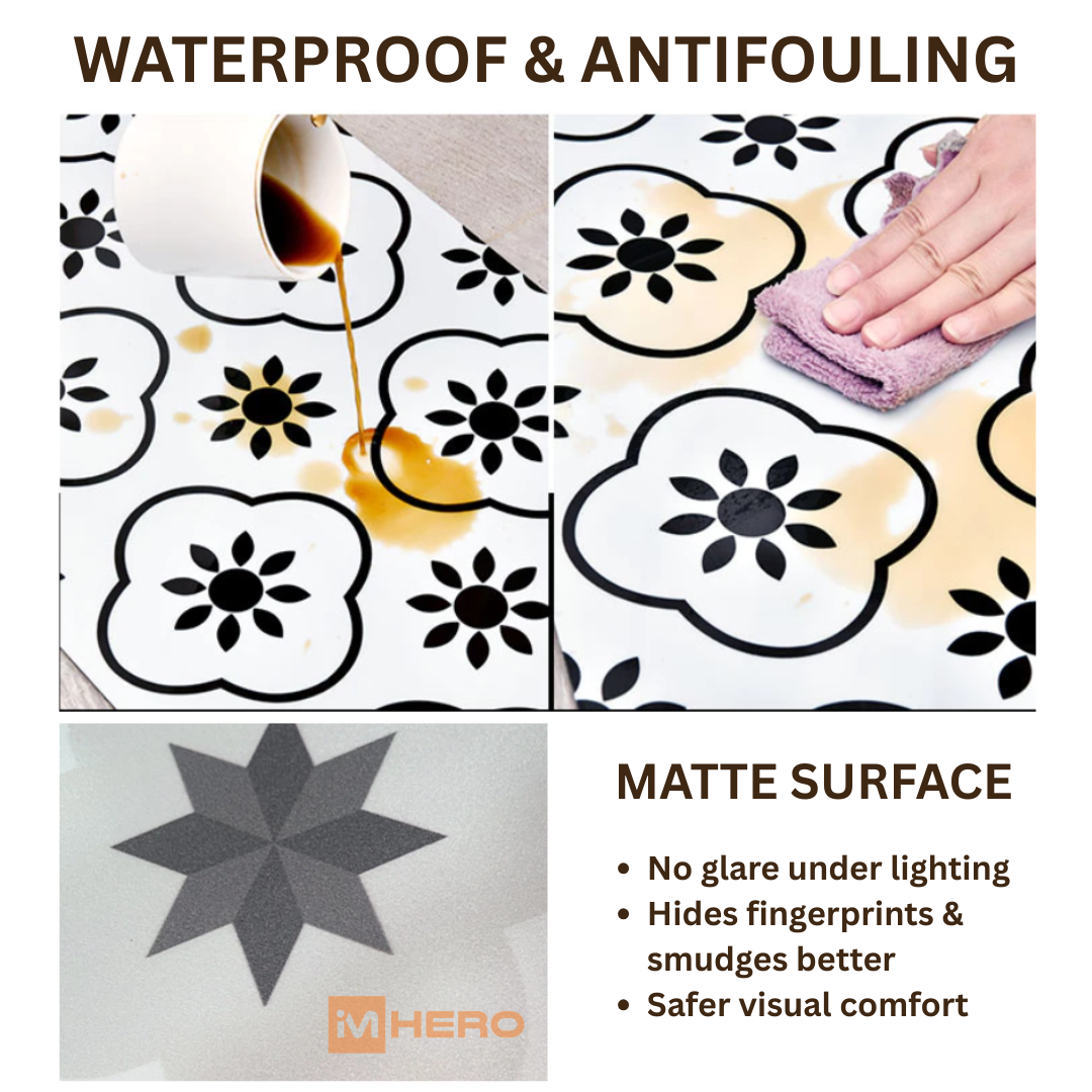 KITCHEN WALL FLOOR OIL WATER RESISTANT STICKER_4