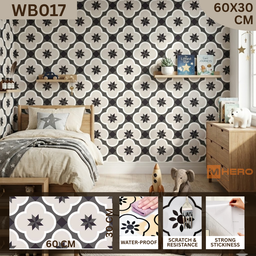 KITCHEN WALL FLOOR OIL WATER RESISTANT STICKER