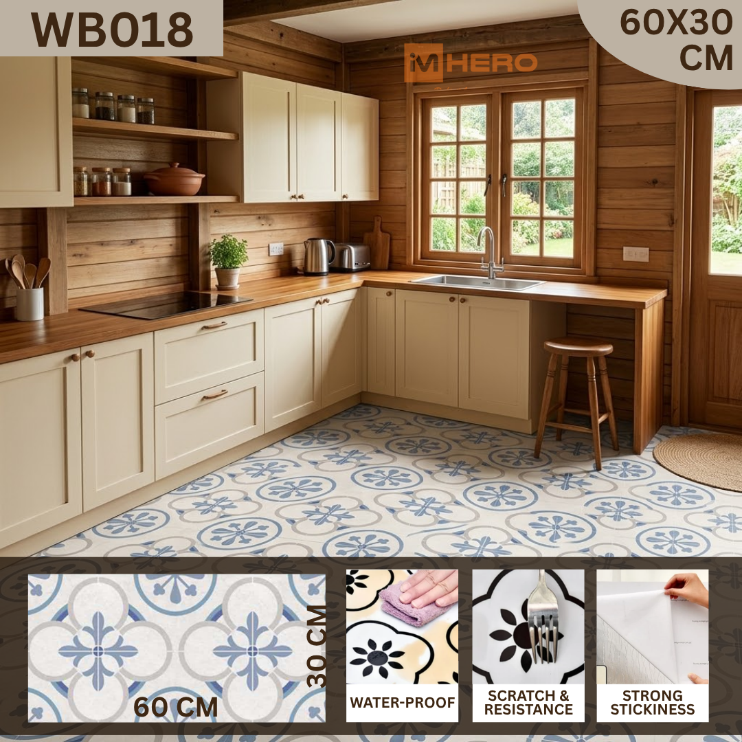 KITCHEN WALL FLOOR OIL WATER RESISTANT STICKER_10