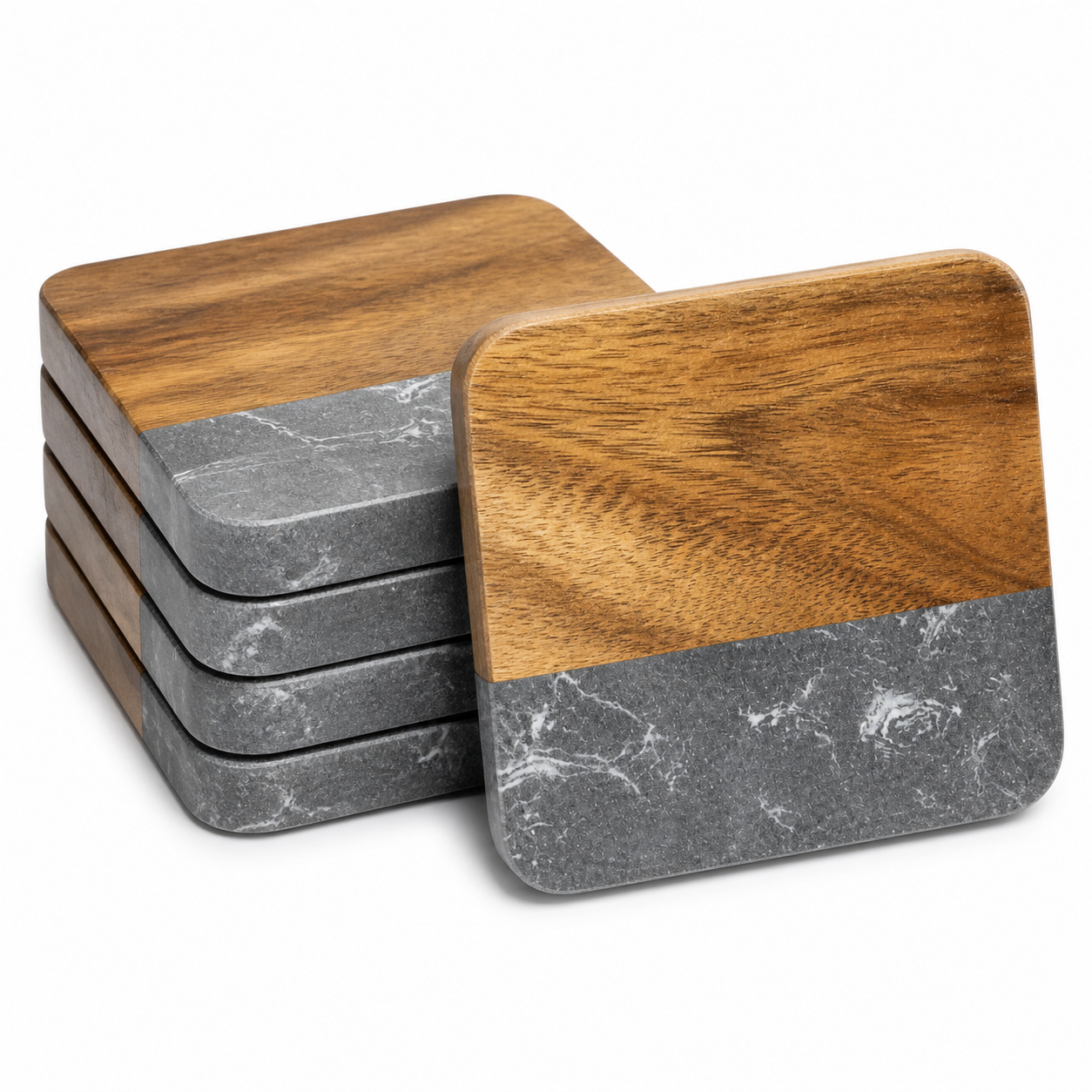 Wood and Marble Coasters_0