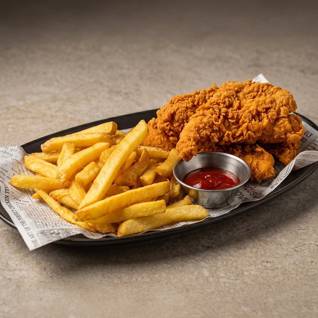 Chicken Tenders (3 pcs) & Frites
