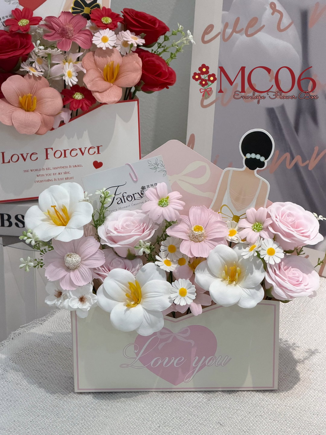 ( MC06 ) Envelope Flower Box