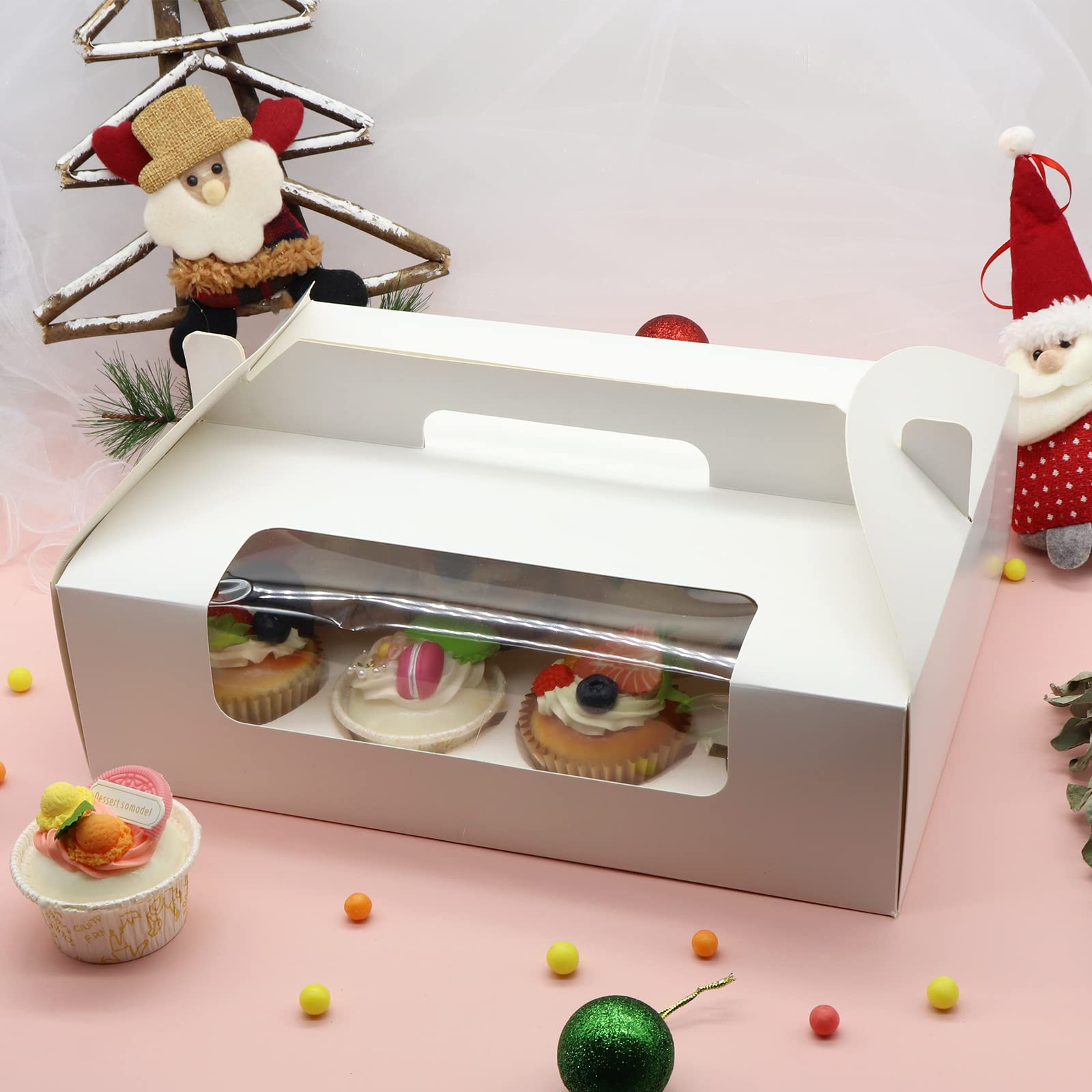 12 Cavity Cupcake box with Handle_0