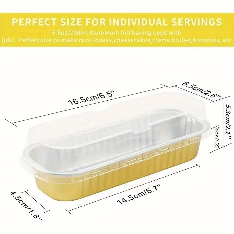 200ml Rectangle Gold Foil_0