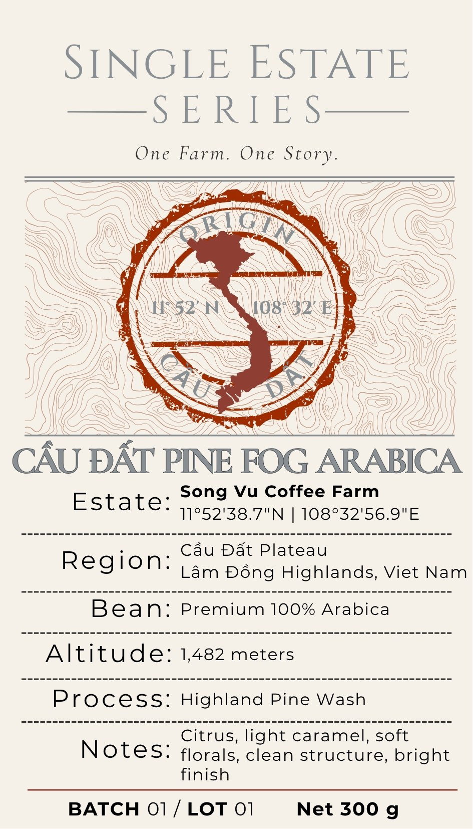 Арабика Cầu Đất Pine Fog