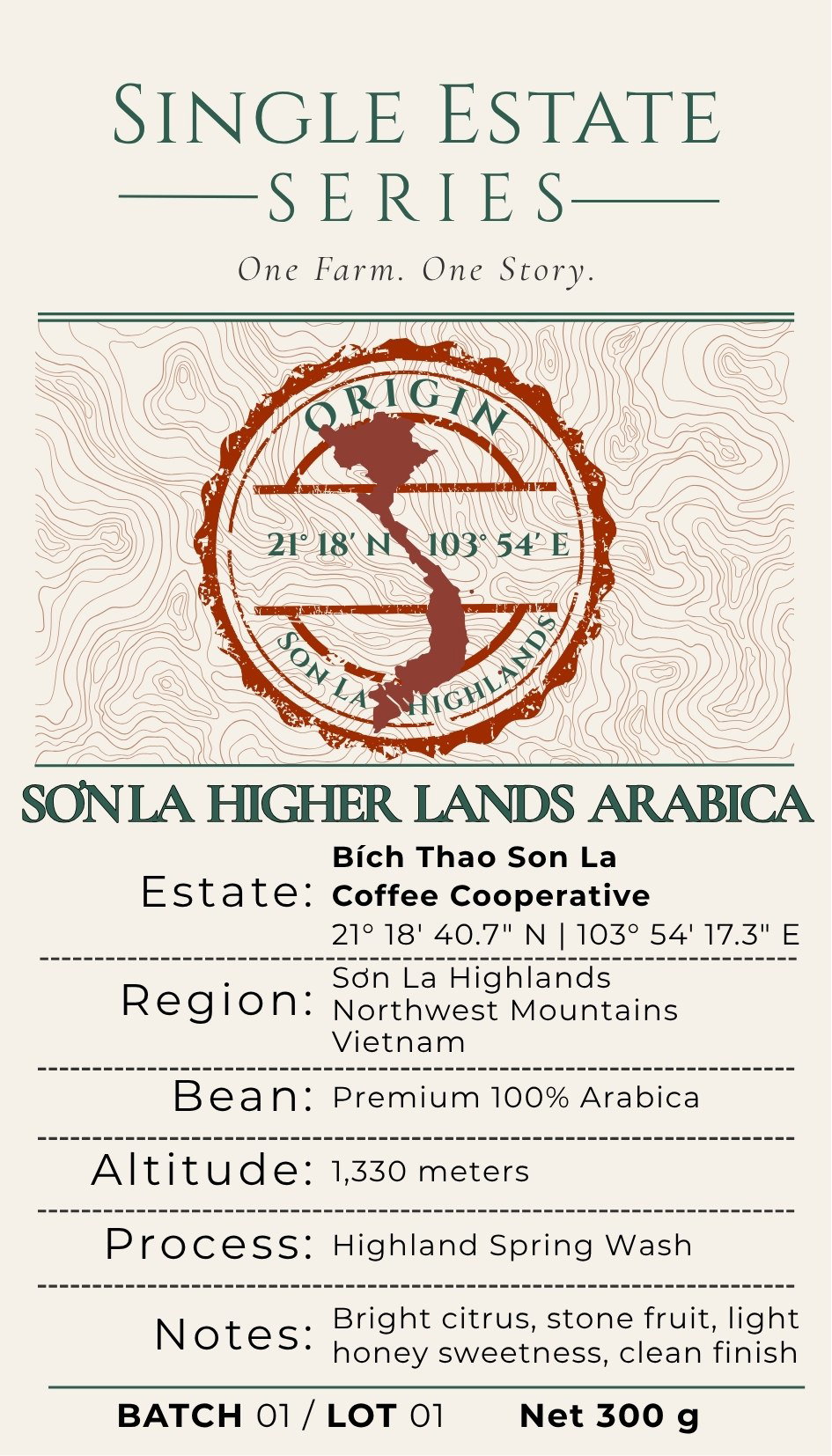 Арабика Sơn La Higher Lands_0