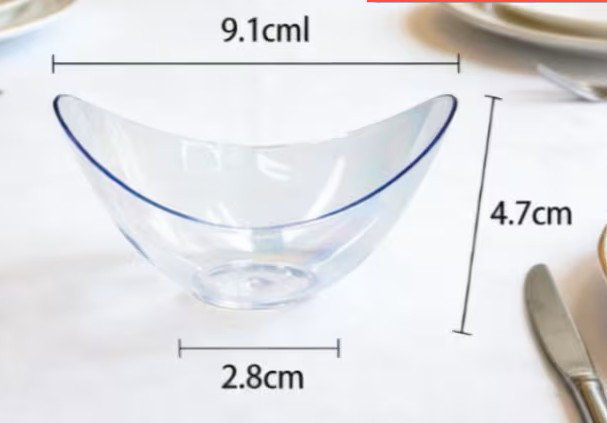 Moon Shape Dessert Cup (pack of 10)