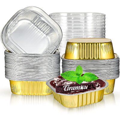 150ml Square Dessert Foil (pack of 10)_0