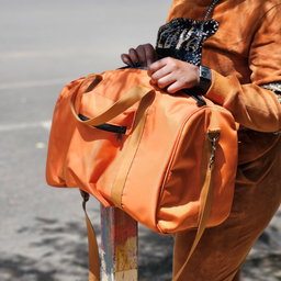 Webo duffel Burnt orange