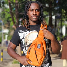 Jiji Chest bag burnt orange