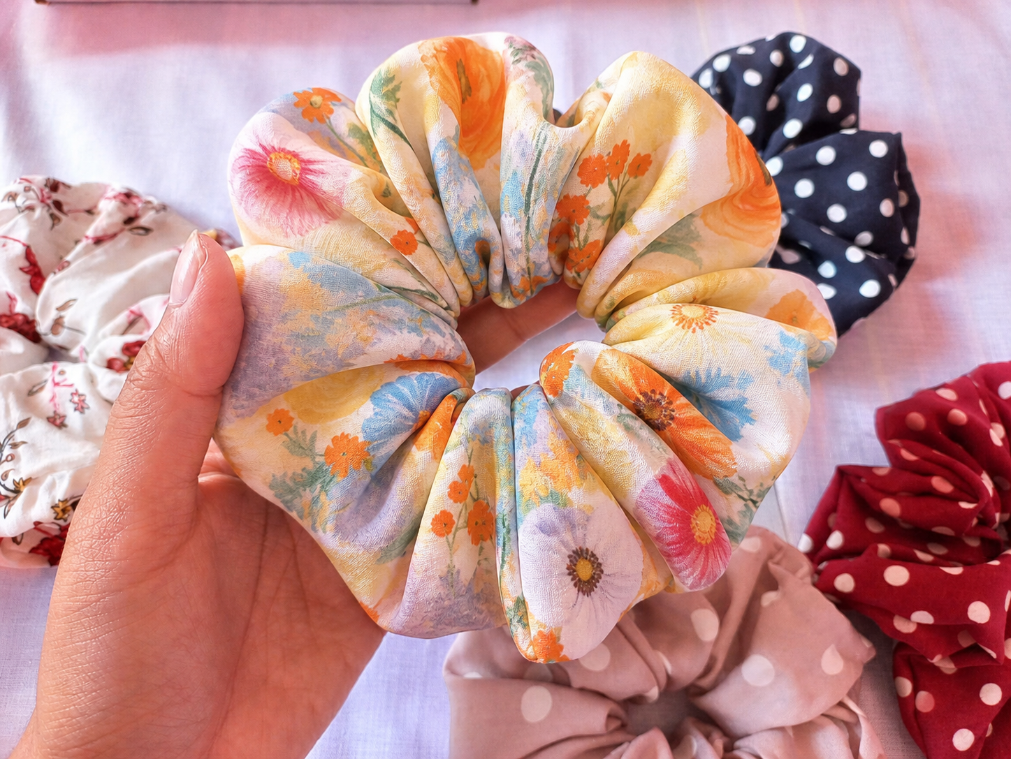 🌷 Floral Scrunchies – Your Hair’s Favorite Bouquet 🌷_37