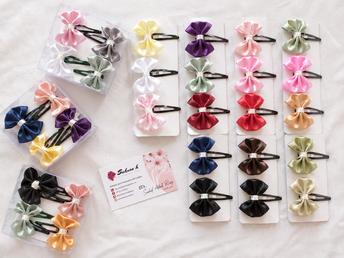 ✨ Satin Simple Tic Tac Bows _1