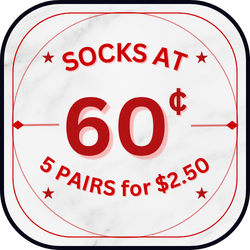 Flash Sale - Cotton Socks From 60¢