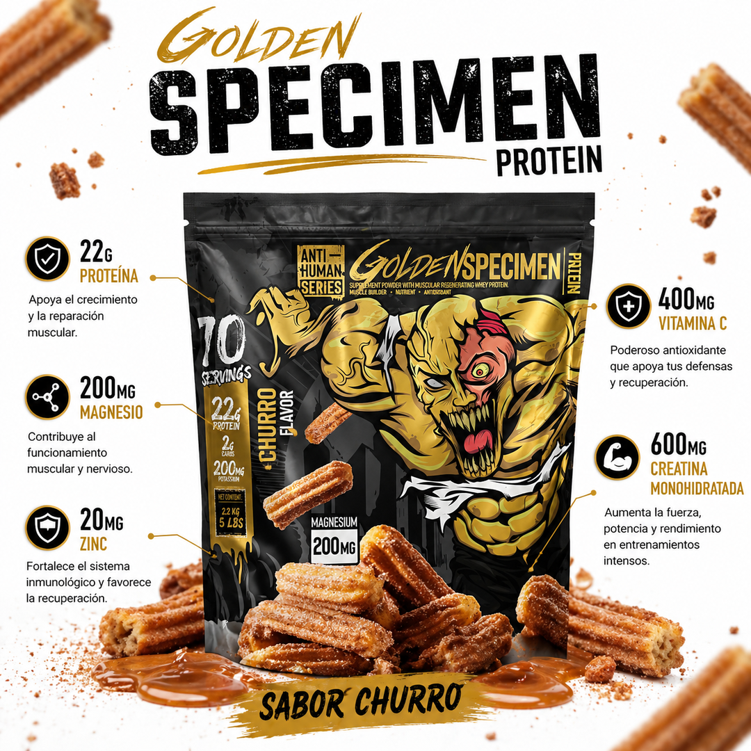 Proteína Whey Gold Specimen Antihuman