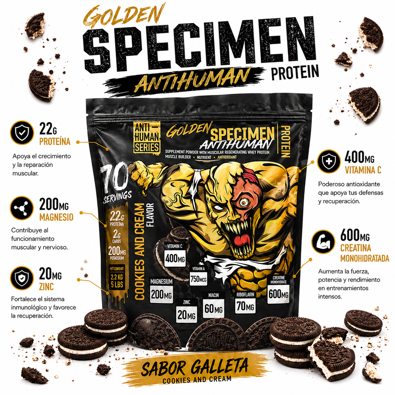 Proteína Whey Gold Specimen Antihuman_1