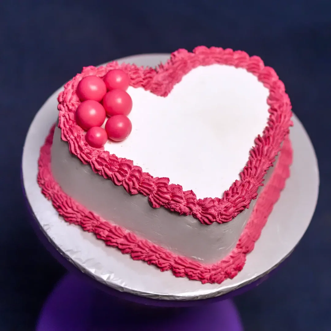 Cake en cœur 