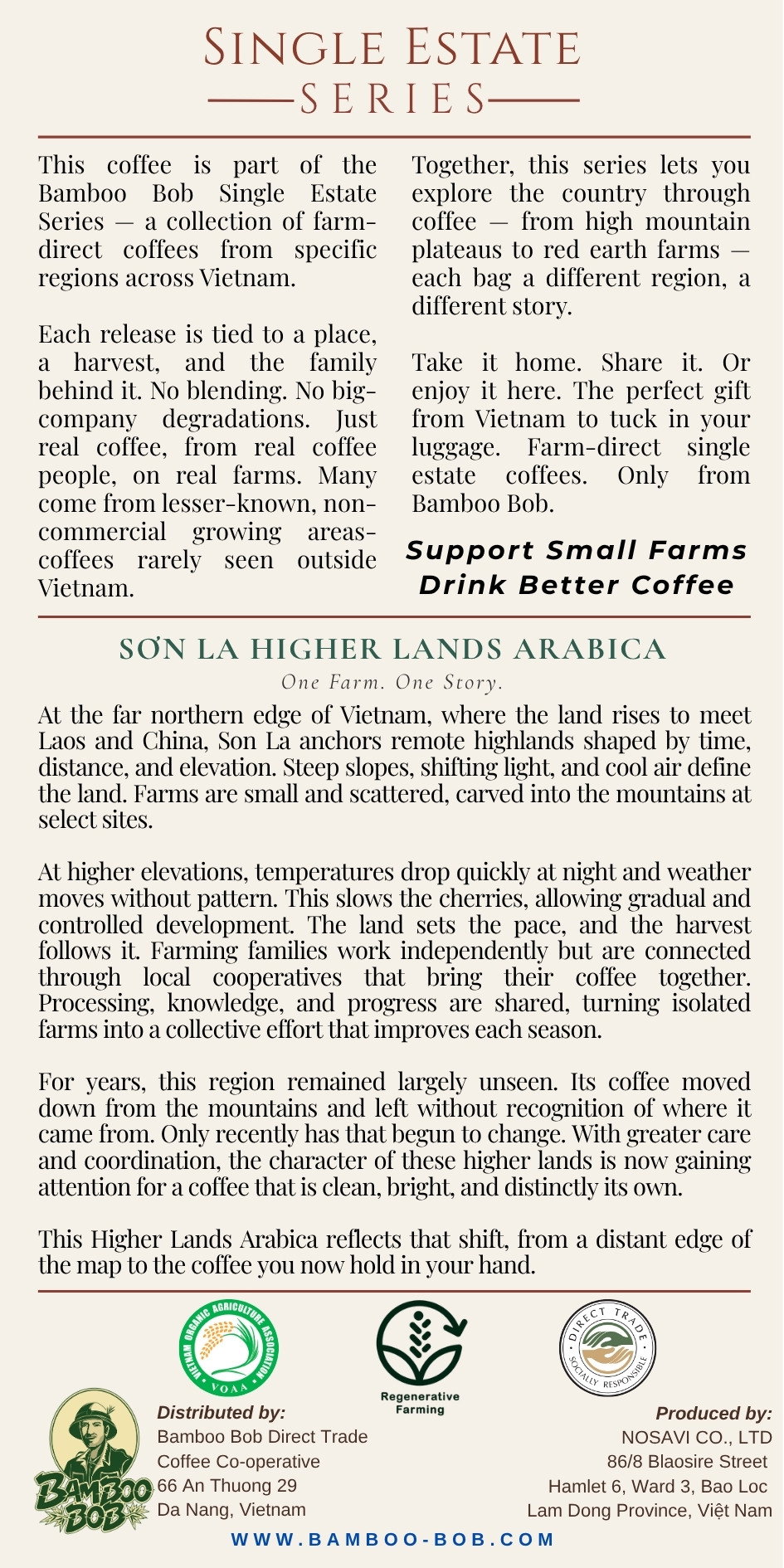 Арабика Sơn La Higher Lands_1