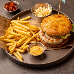 The Smokin' Chicken Sausage + Frites + Boisson Gazeuse