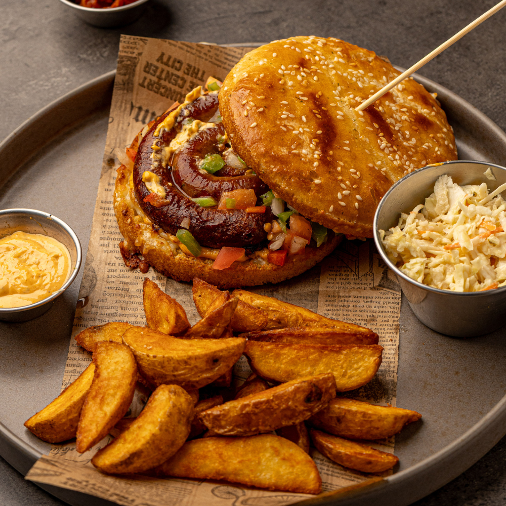 The Casablanca Sausage Mel + Frites + Boisson Gazeuse
