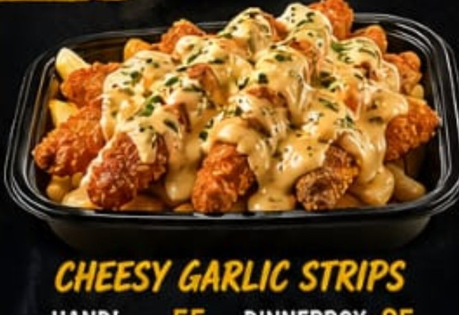 Cheesy Garlic Strips Handi Box