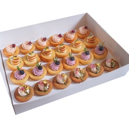 Box of 24 Mini Mochi Cupcakes