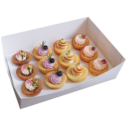Box of 12 Mini Mochi Cupcakes