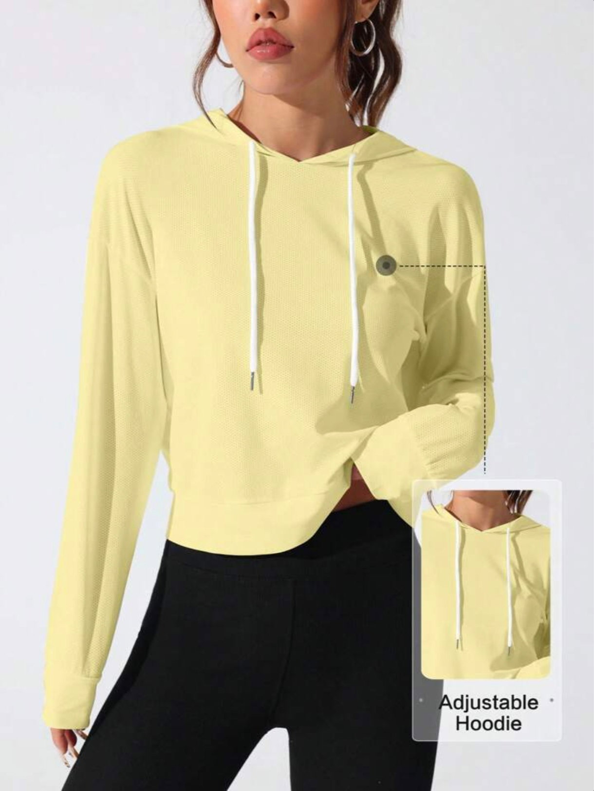 Yellow Racerback Hoodies     _1