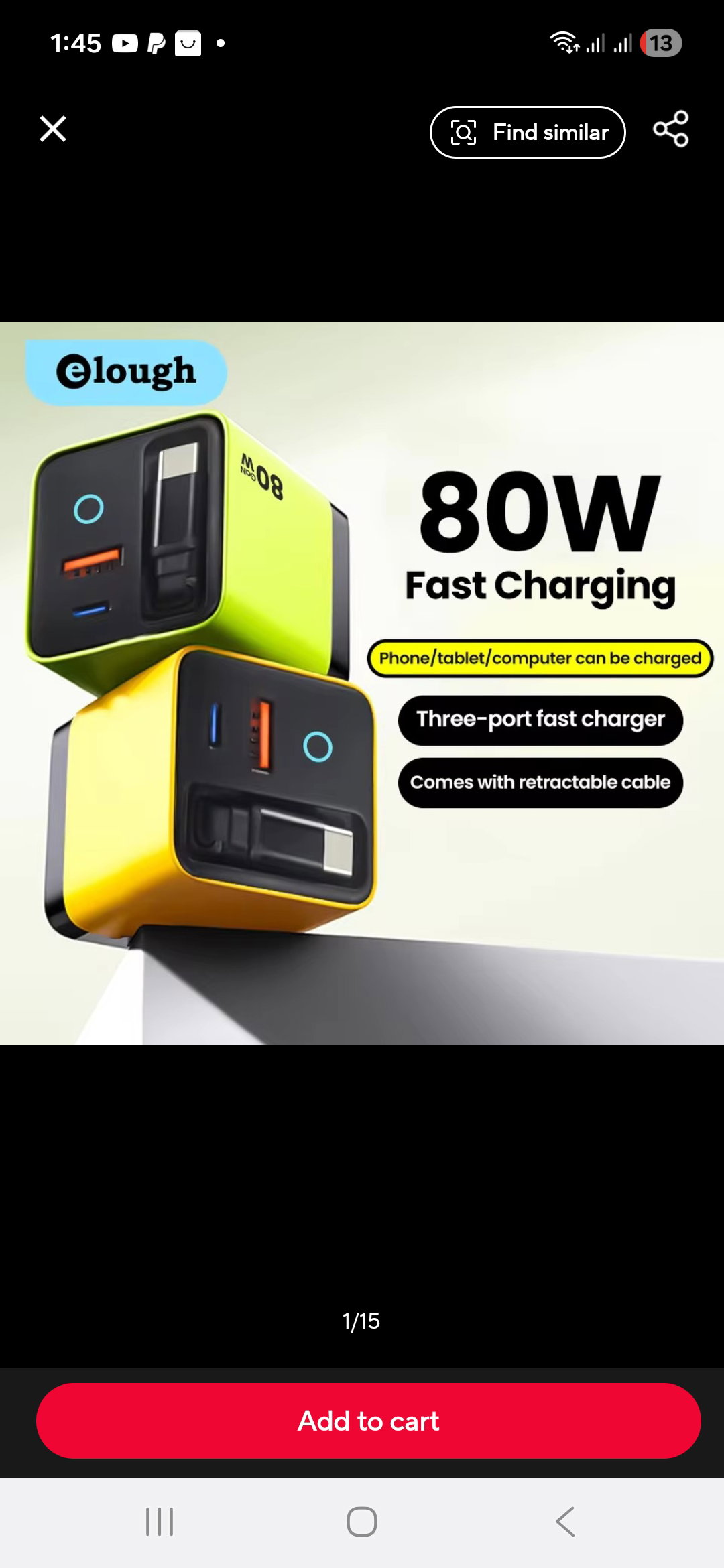 80W Super Fast Charger