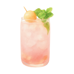 Rose Lychee Fizz 