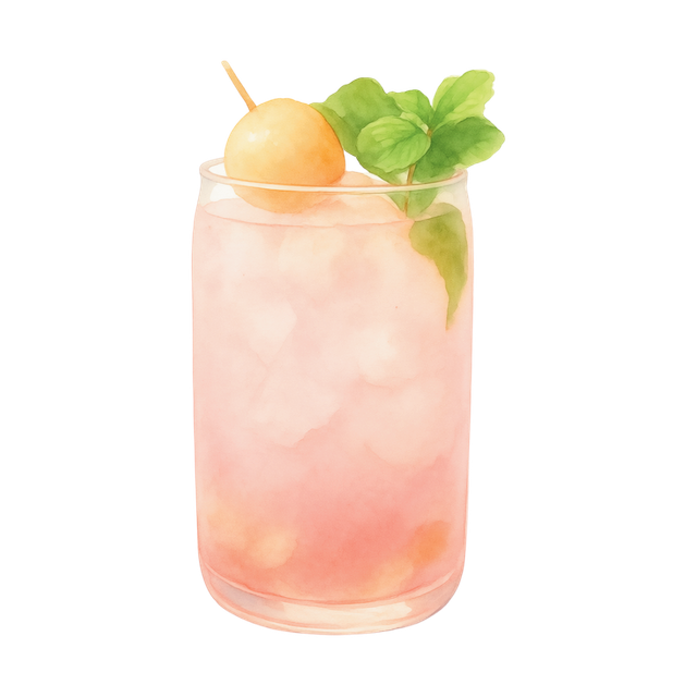 Rose Lychee Fizz 