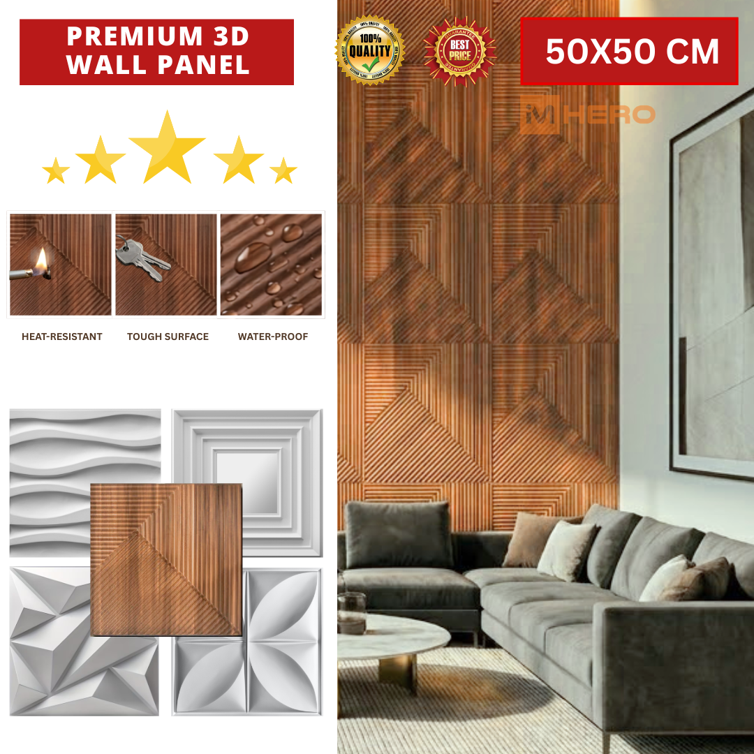 50CM PREMIUM 3D WALL PANEL