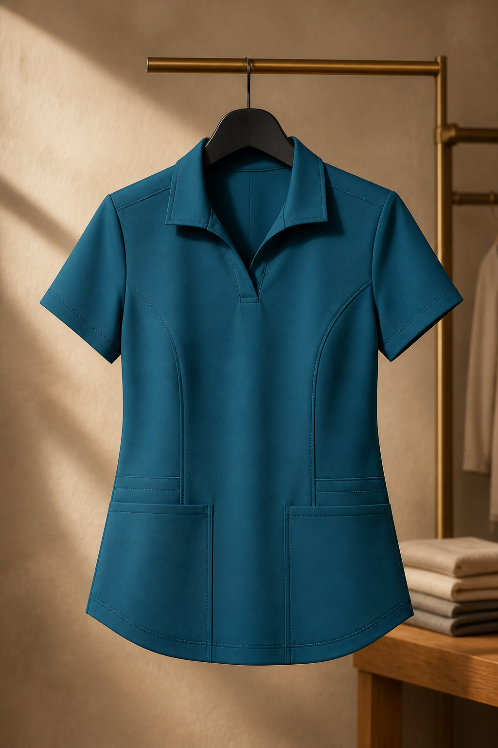 Jenny Polo Scrub Top