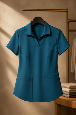 Jenny Polo Scrub Top