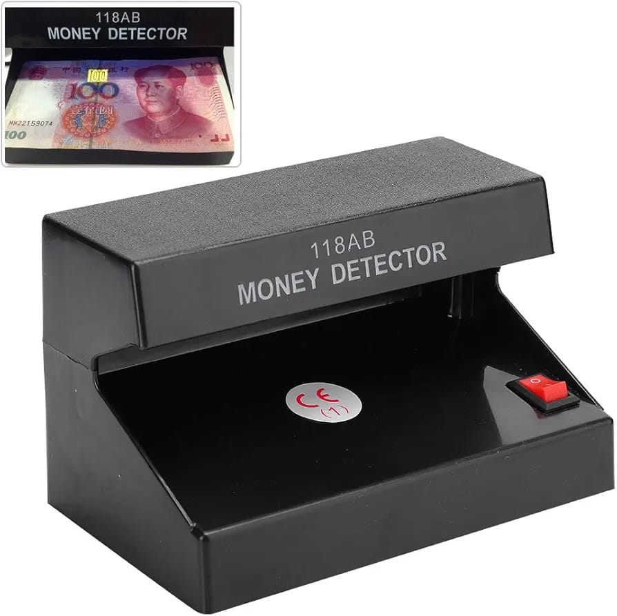 Detector de billetes falsos