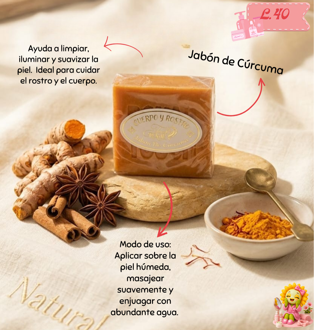 ✨ Jabón de Cúrcuma ✨