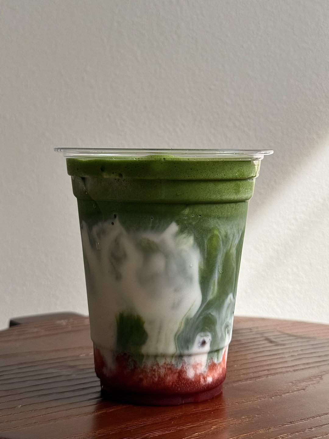 Iced Strawberry Matcha Latte