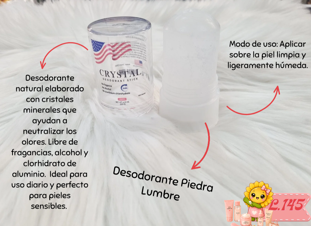 🌻 Desodorante Piedra Lumbre ✨