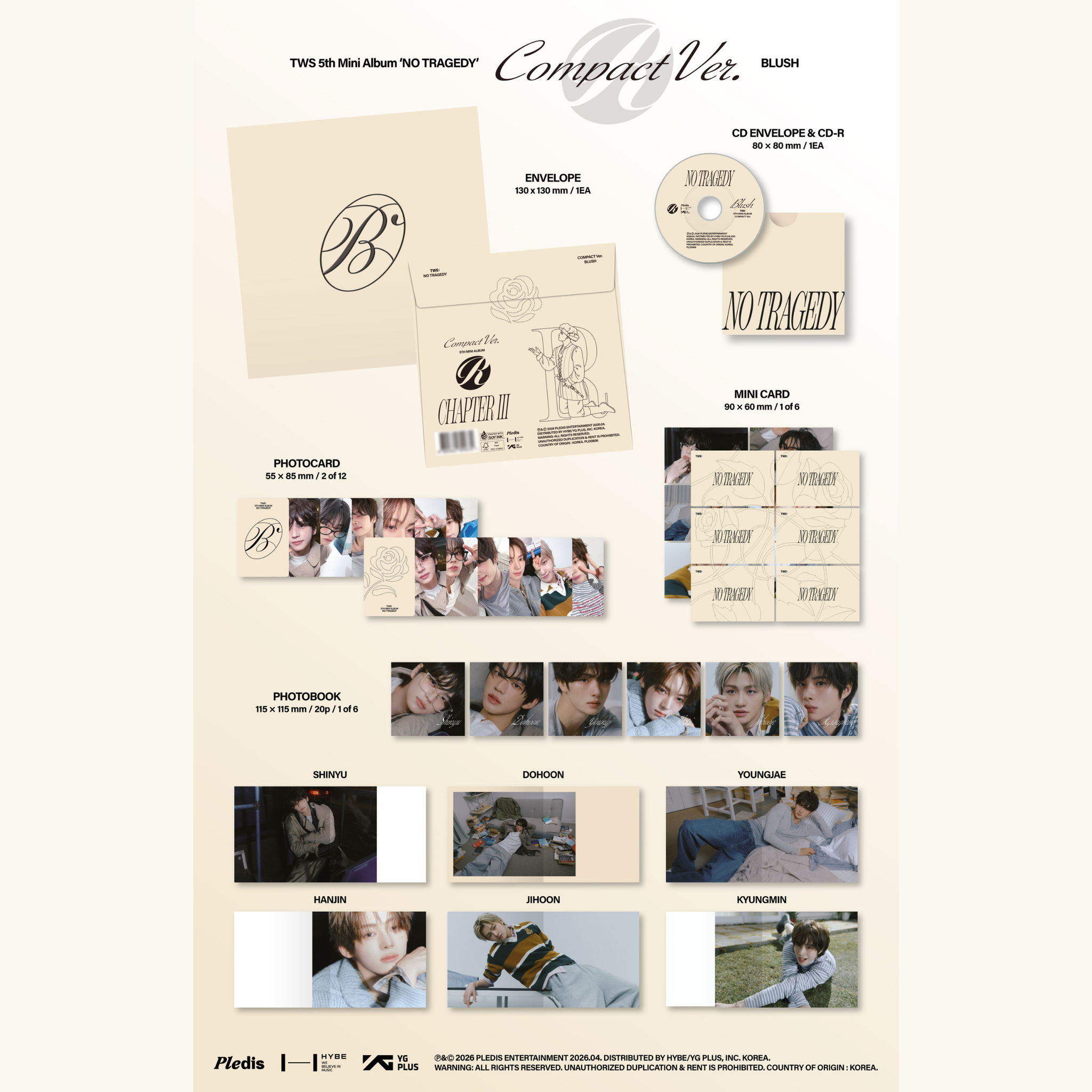 TWS 5th Mini Album 'NO TRAGEDY' COMPACT VER._1