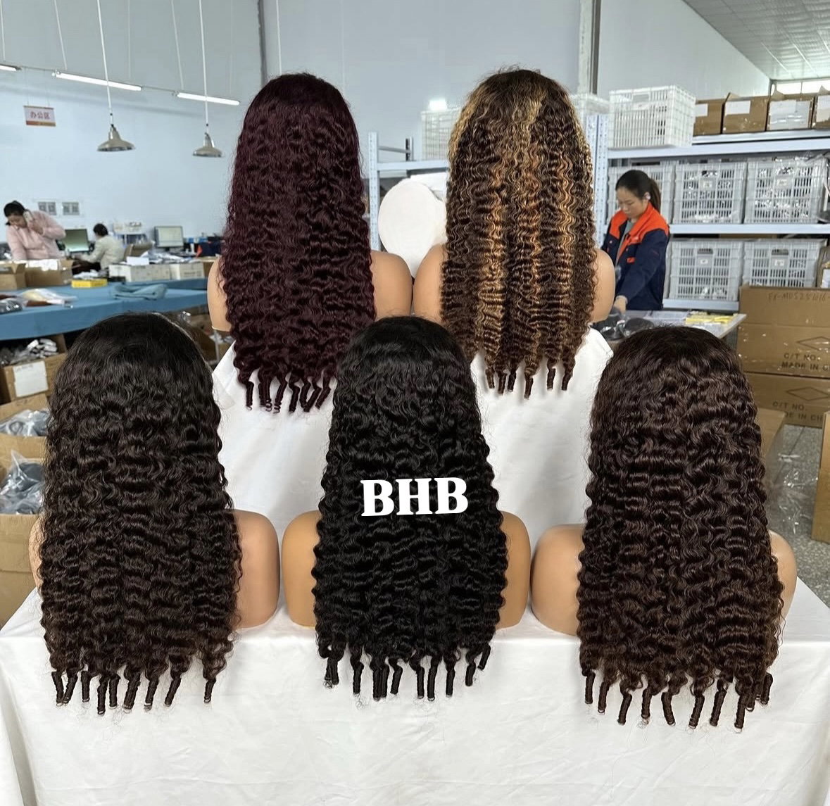 Wig  Luxury burmese curly  100% Cheveux Humain -Densité 300 % _0