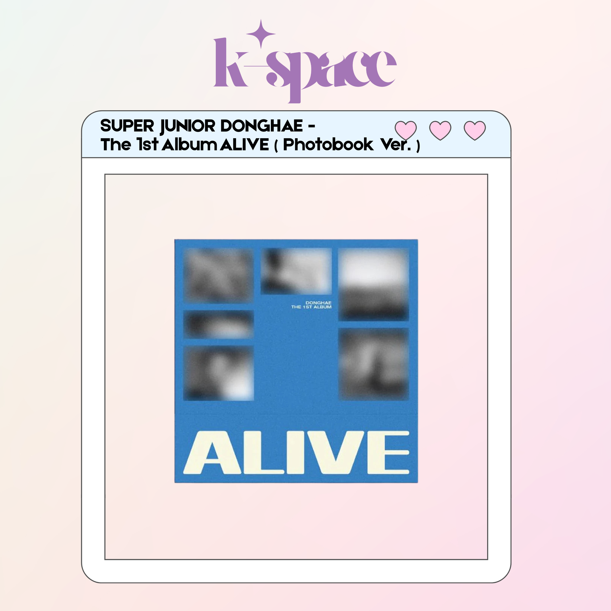 SUPER JUNIOR DONGHAE - The 1st Album ALIVE ( Photobook Ver. )_0