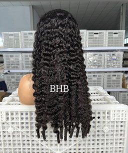 Wig  Luxury burmese curly  100% Cheveux Humain -Densité 300 % 
