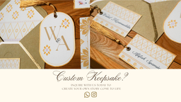 Wedding Keepsake - Custom Design 