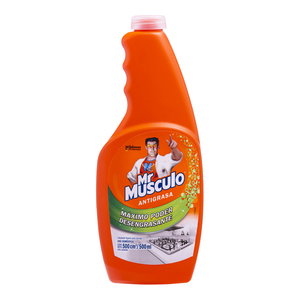 LIMPIADOR ANTIGRASA REPUESTO MR. MÚSCULO 500 CC